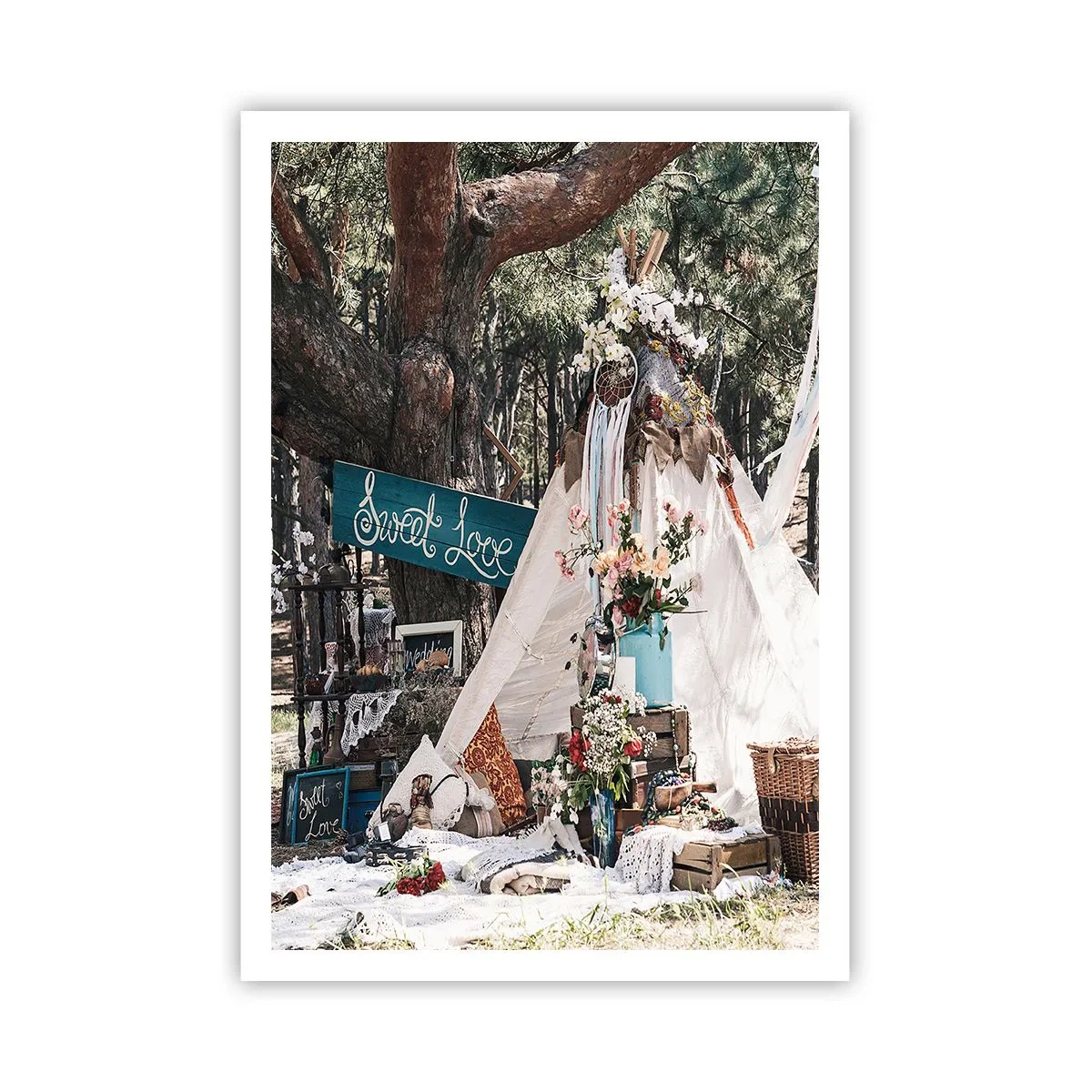 Poster - Make love… - 70x100 cm