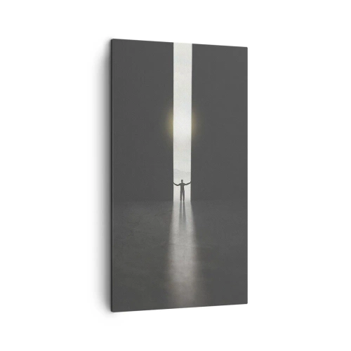 Tablou pe pânză - Un pas spre un viitor luminos - 45x80 cm