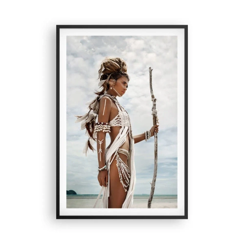 Poster în ramă neagră - Regina tropicelor - 61x91 cm