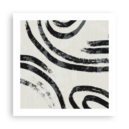 Poster - Pe jumătate oprit - 50x50 cm