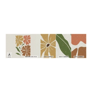 Mostră tapet autocolant Deluxe Sticker - Natură și geometrie - Boho, Flori, Minimalism - 100x30 cm