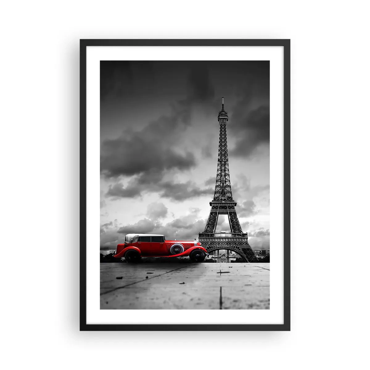 Poster în ramă neagră - Nu cu mult timp în urmă, la Paris - 50x70 cm
