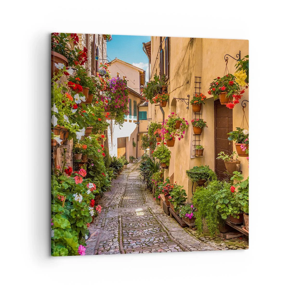 Tablou pe pânză - Străduță italiană - 50x50 cm