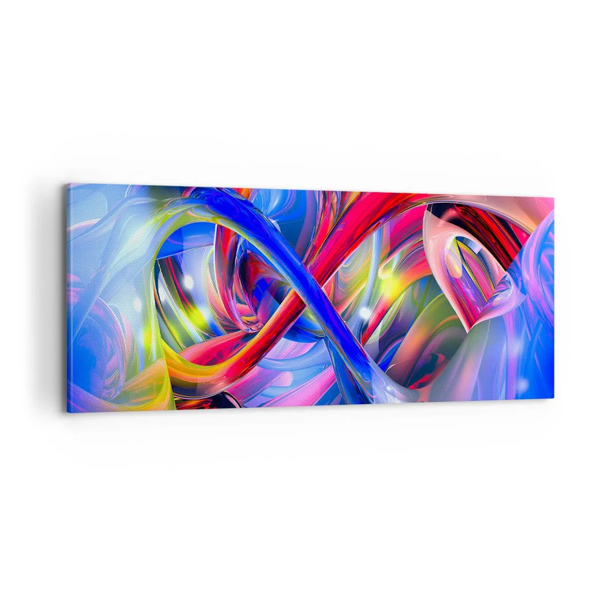 Tablou pe pânză - Dansul culorilor - 100x40 cm