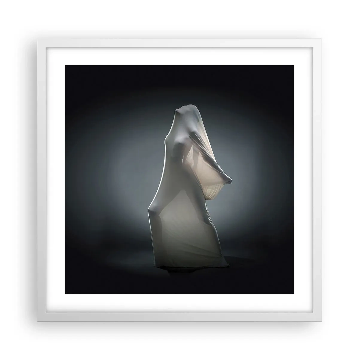 Poster în ramă albă - Dorințe ascunse - 50x50 cm