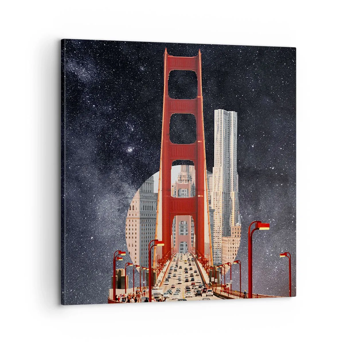 Tablou pe pânză - Întotdeauna în centru - 60x60 cm