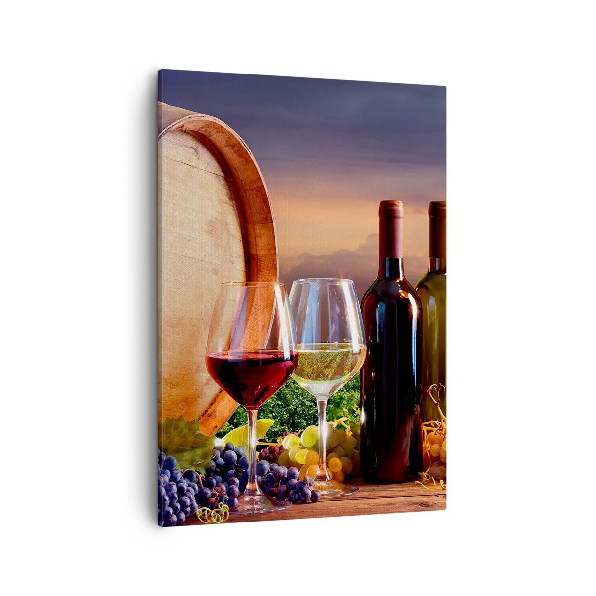 Tablou pe pânză - Aici viața are un gust - 50x70 cm