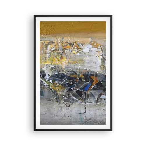 Poster în ramă neagră - Totul va fi bine - 61x91 cm