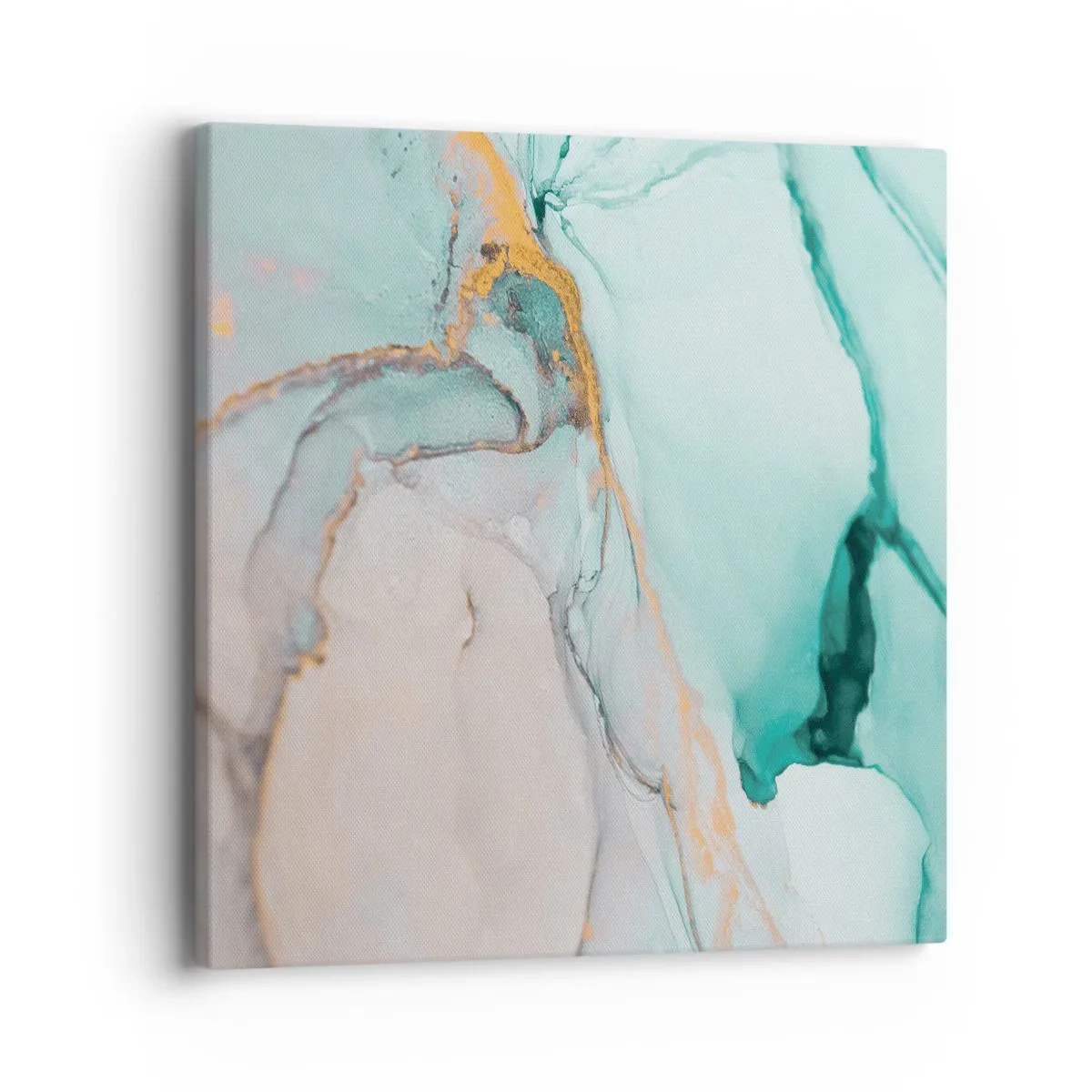 Tablou pe pânză - Dansul formelor și al culorilor - 40x40 cm