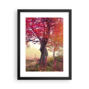 Poster în ramă neagră - O frenezie de înflorire - 30x40 cm