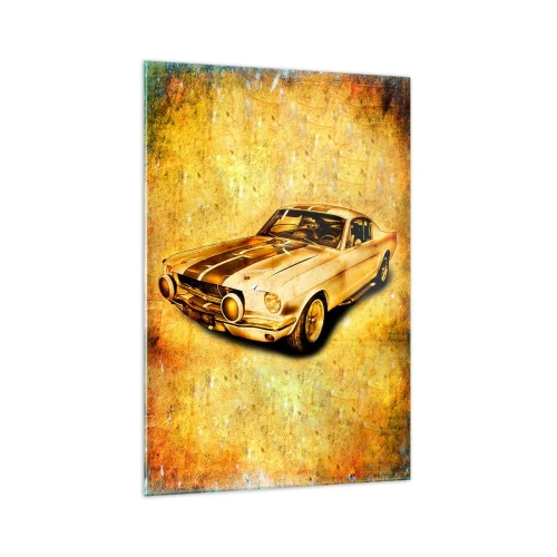 Tablou pe sticlă - Nebunii ani '70. - 70x100 cm