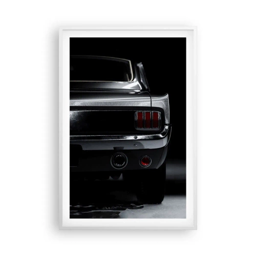 Poster în ramă albă - Farmecul clasicului - 61x91 cm