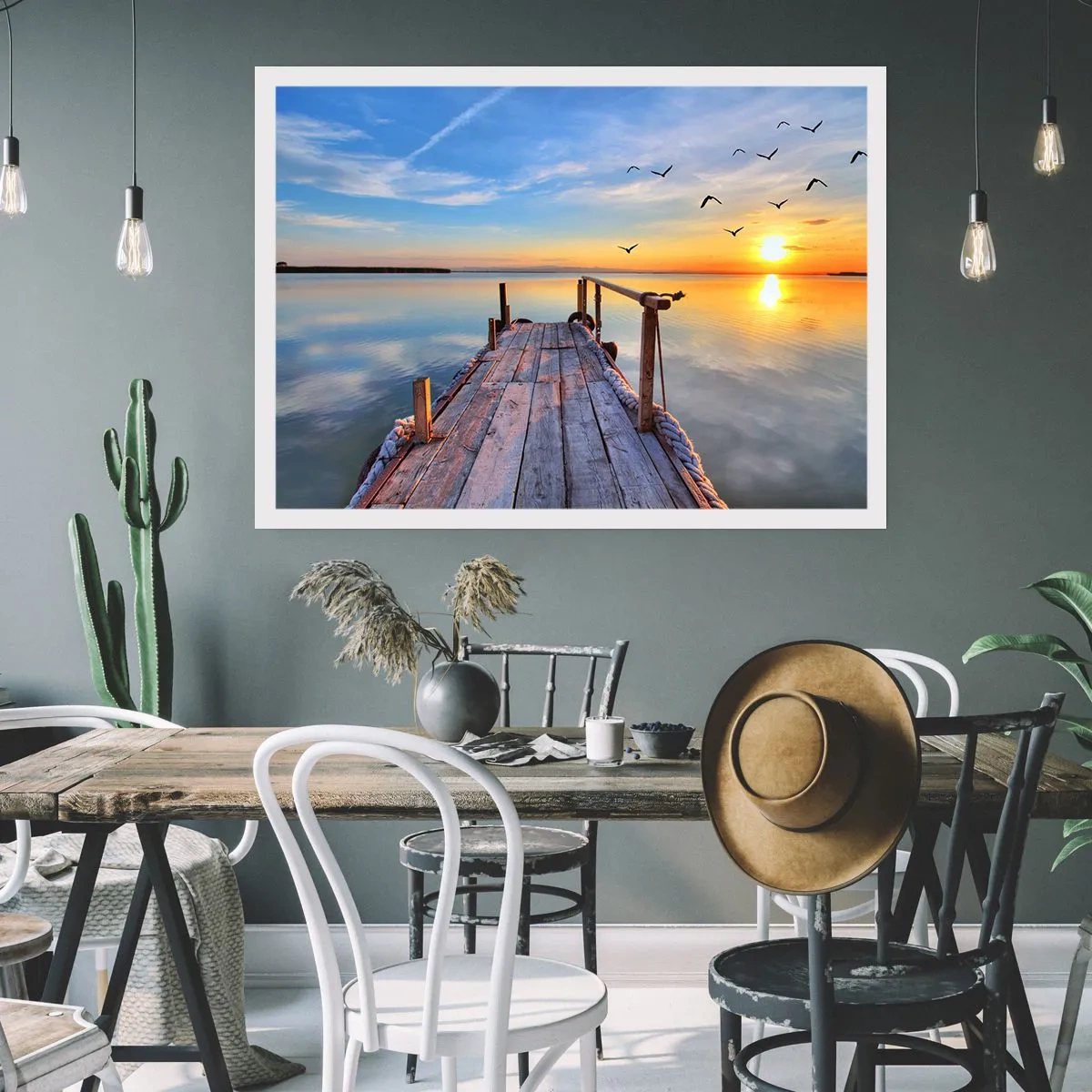 Poster - Mergând înainte spre soare - 70x50 cm