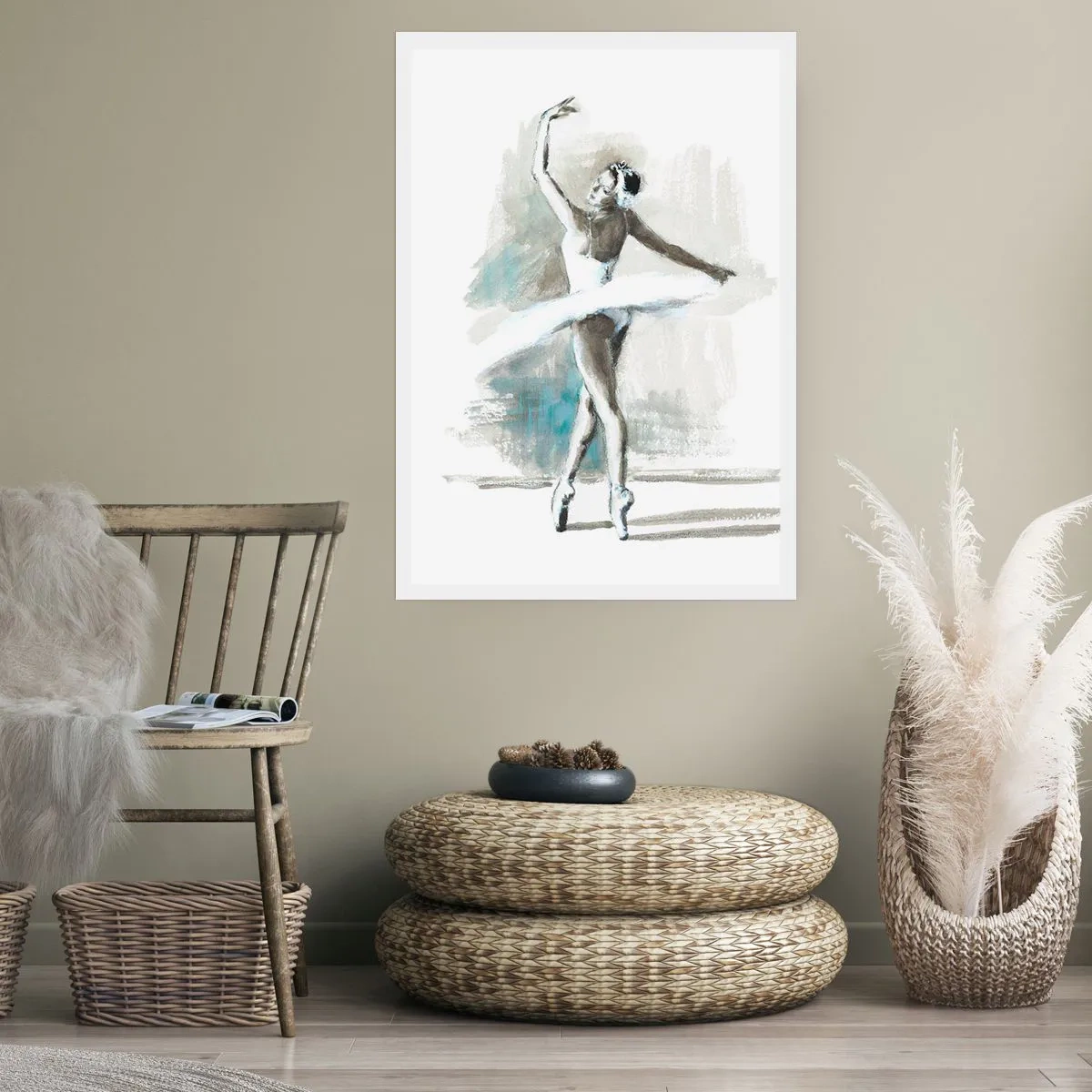 Poster - Fermecată într-o lebădă - 50x70 cm