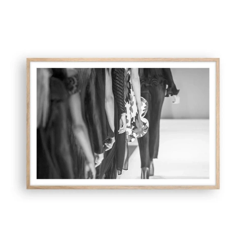 Poster în ramă de stejar deschis - Paradă elegantă - 91x61 cm