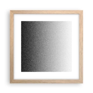 Poster în ramă de stejar deschis - Spre lumină - 30x30 cm