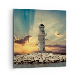 Tablou pe pânză - Lumină - Bunătate - Frumusețe - 60x60 cm