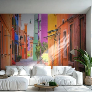 Tapet Premium Canvas - Aleea curcubeului - Oraș, Veneția, Arhitectură - 300x210 cm