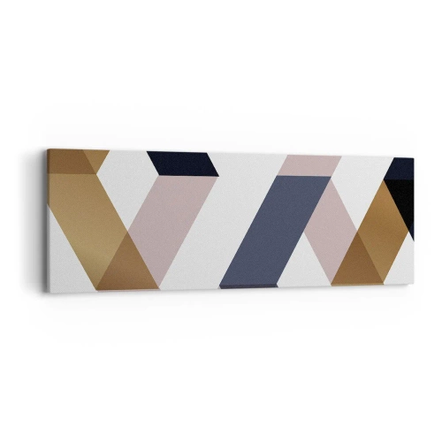Tablou pe pânză - Planuri și unghiuri - 90x30 cm