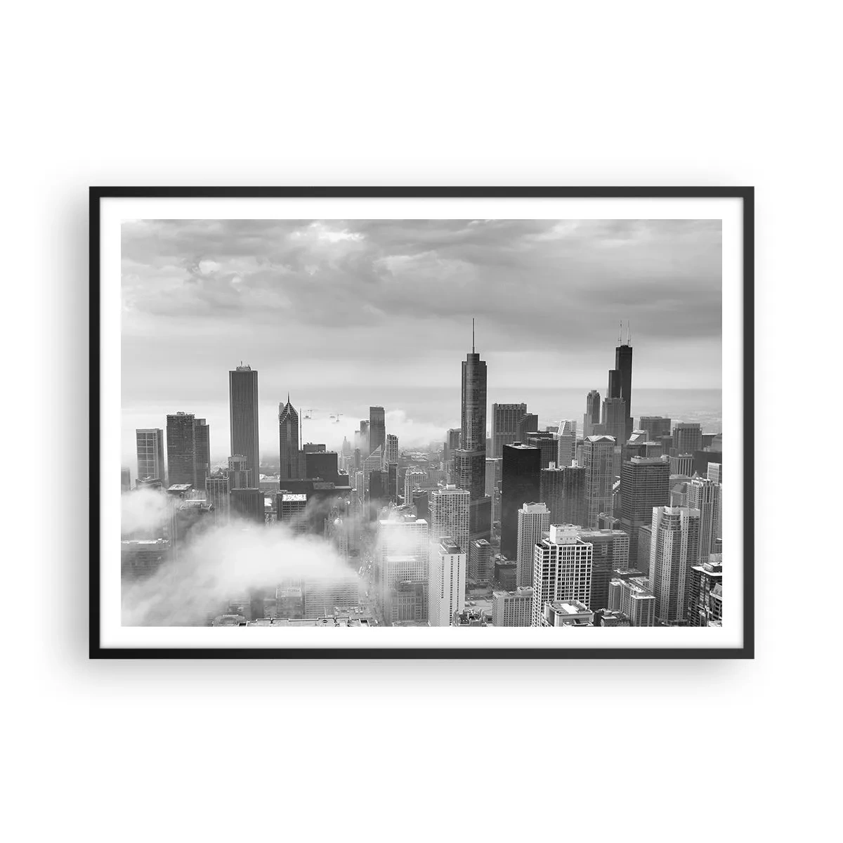 Poster în ramă neagră - Peisaj american - 100x70 cm