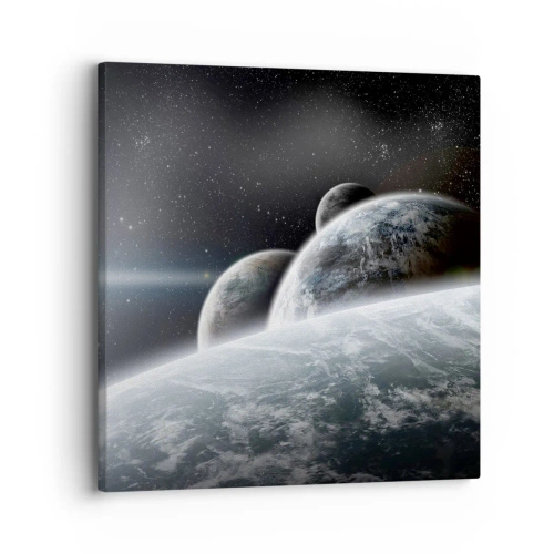 Tablou pe pânză - Muzica cosmică a sferelor - 30x30 cm