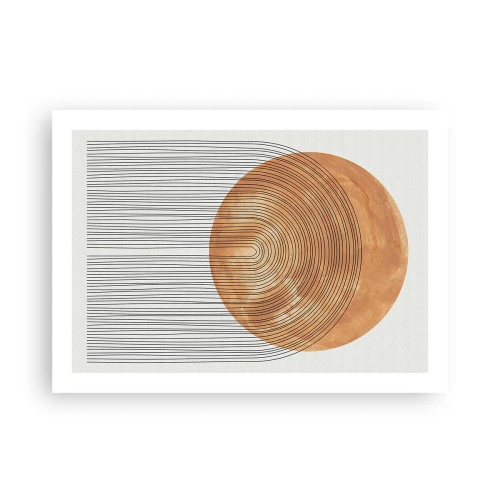 Poster - Compoziția solară - 70x50 cm