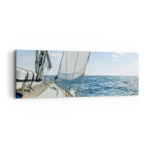 Tablou pe pânză - Ahoy aventura - 90x30 cm