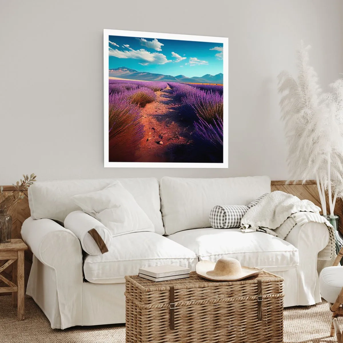 Poster - Câmpuri parfumate - 30x30 cm