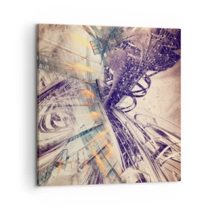 Tablou pe pânză - În marea grabă - 60x60 cm