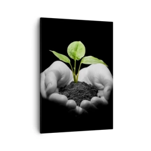 Tablou pe pânză - Iubesc natura, o protejez - 50x70 cm