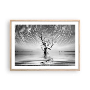 Poster în ramă de stejar deschis - O simfonie a naturii - 70x50 cm