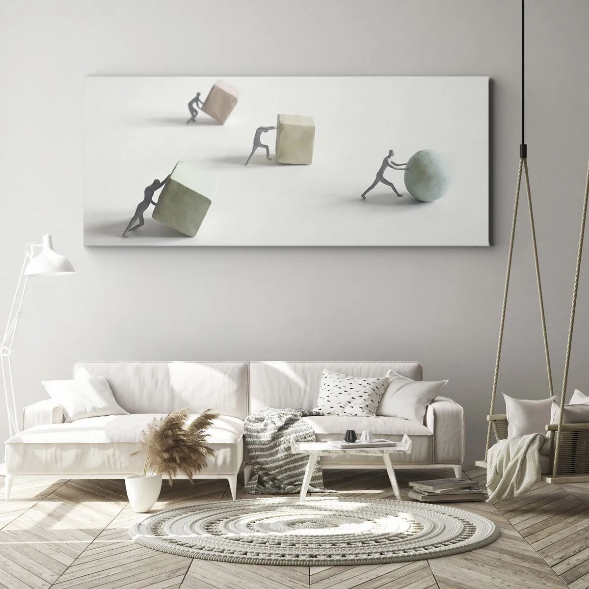 Tablou pe pânză - Viața însăși - 160x50 cm