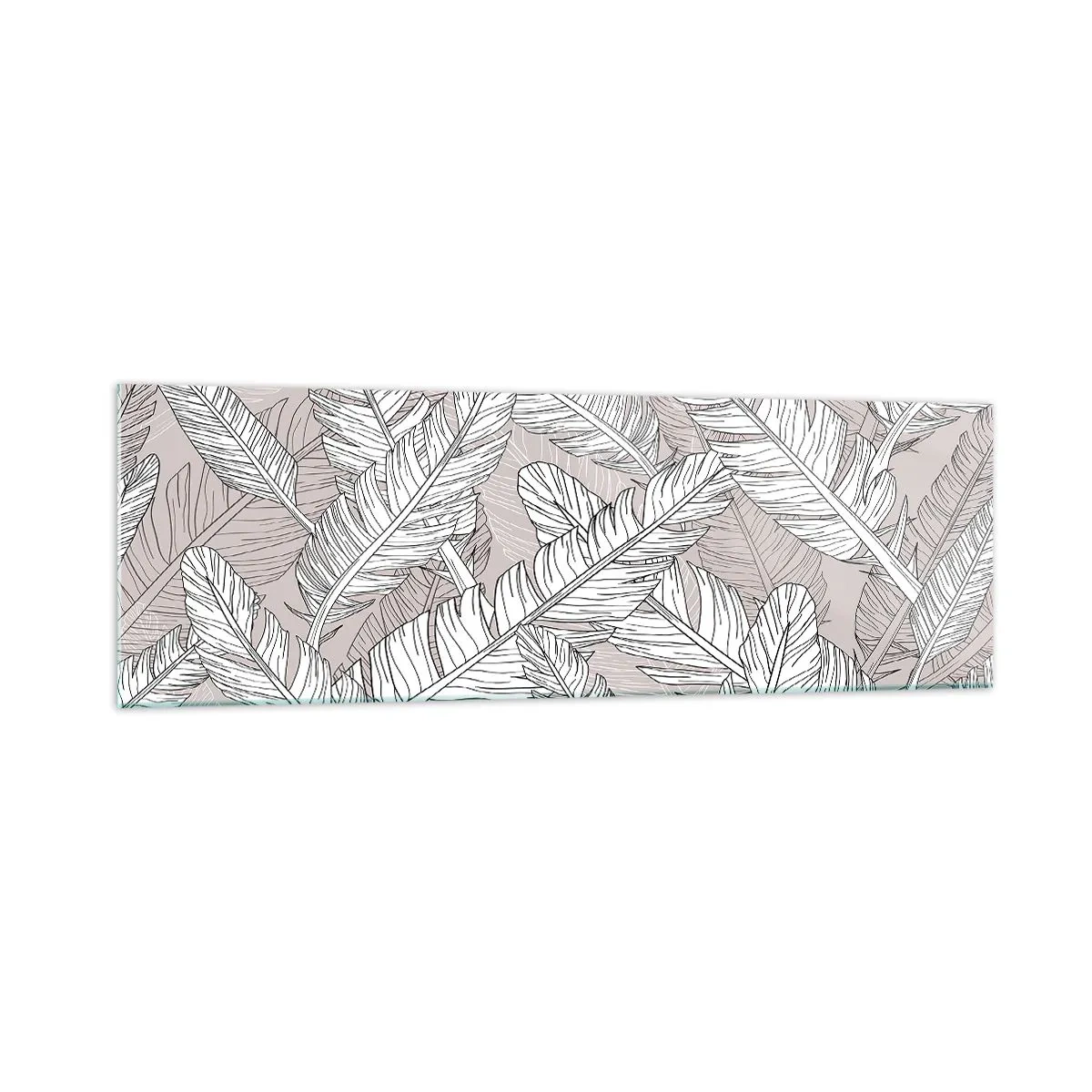 Tablou pe sticlă - Vijelie cu pene - 160x50 cm