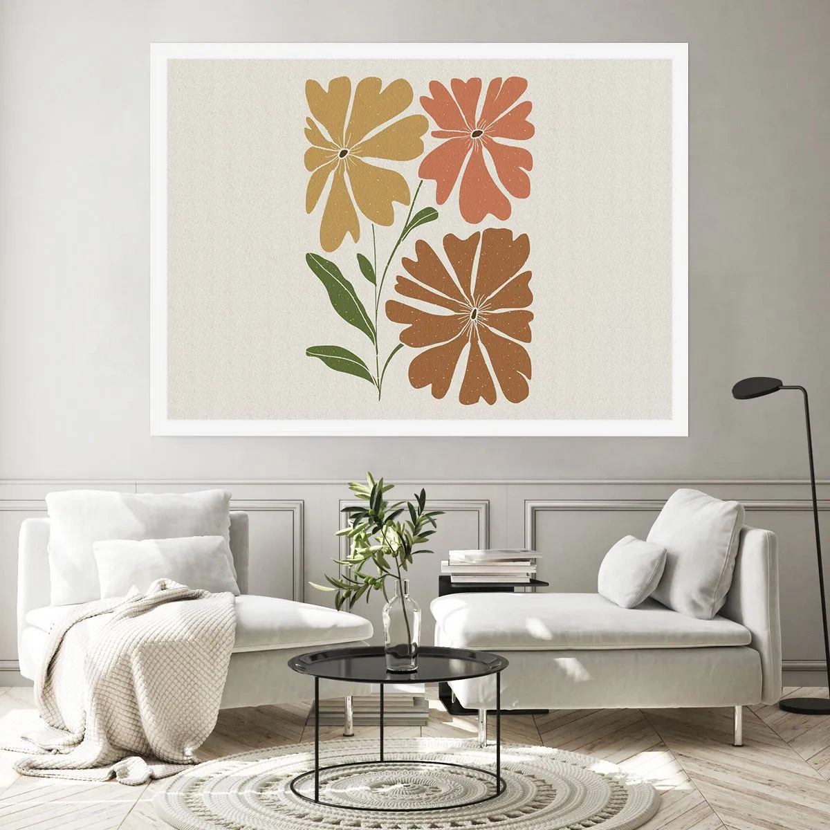 Poster - Natură și geometrie - 100x70 cm
