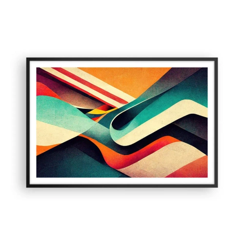 Poster în ramă neagră - Compoziție intensă - 91x61 cm