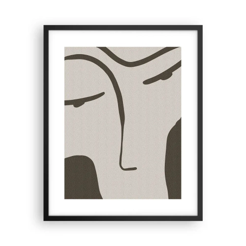 Poster în ramă neagră - Ca într-un tablou de Modigliani - 40x50 cm