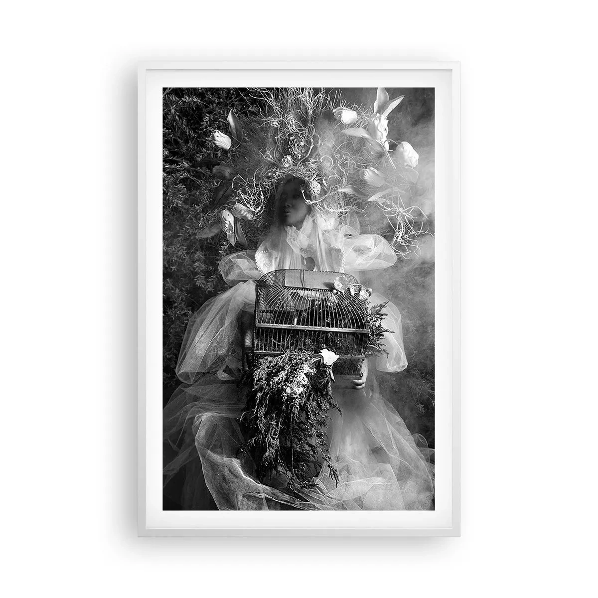 Poster în ramă albă - Mama însăși - Natura - 61x91 cm