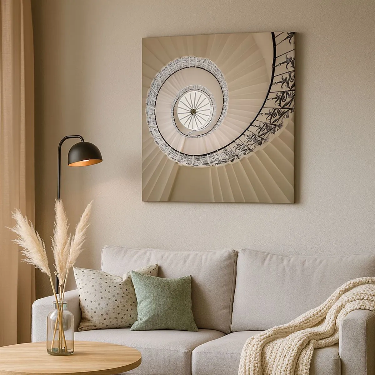 Tablou pe pânză - În interiorul cochiliei - 30x30 cm