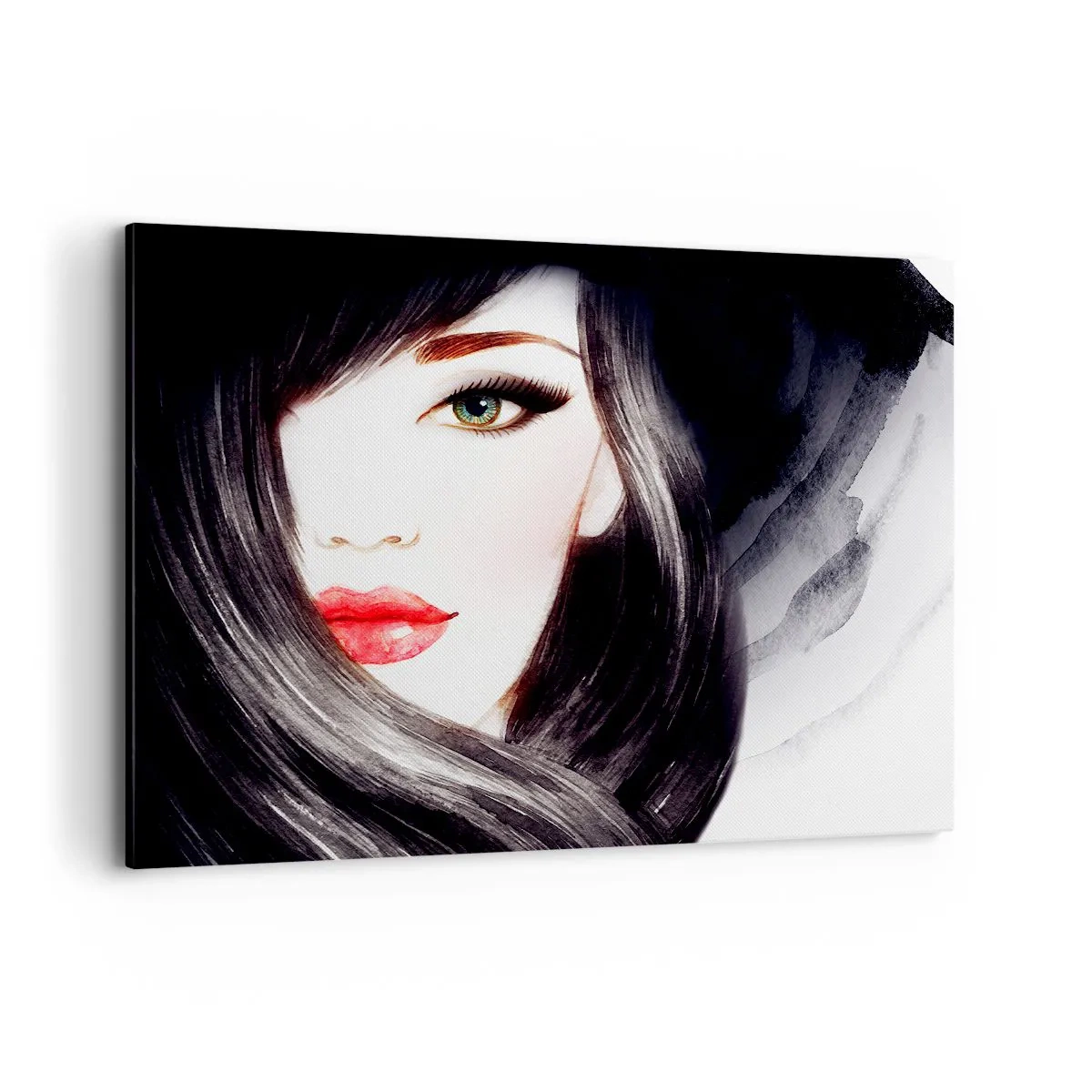 Tablou pe pânză - Privirea de safir - 120x80 cm