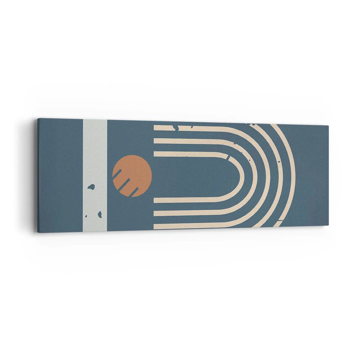 Tablou pe pânză - Geometrie în funcție de rodie - 90x30 cm