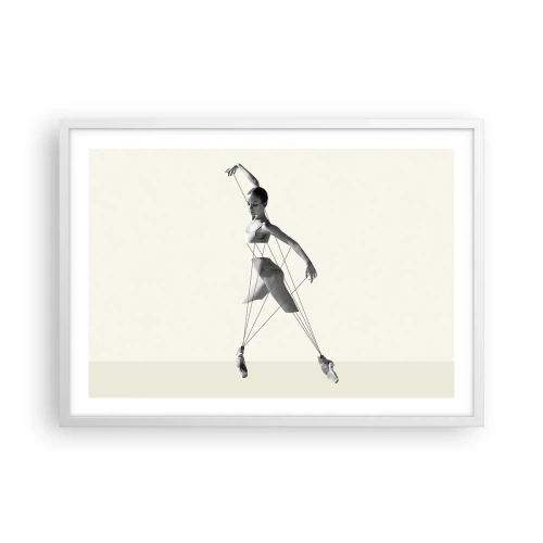 Poster în ramă albă - Într-un teatru de lumină - 70x50 cm
