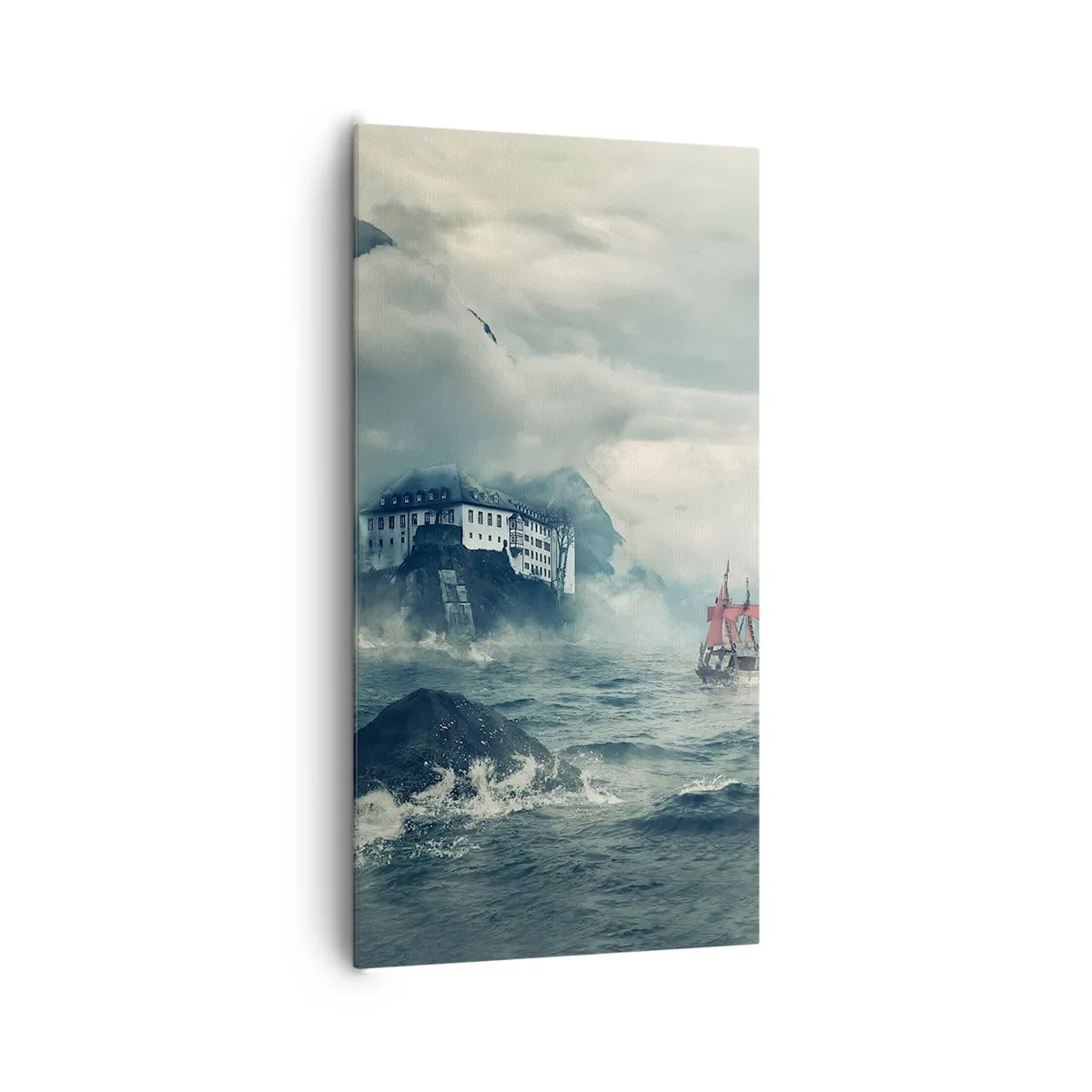 Tablou pe pânză - Pe ape magice - 65x120 cm