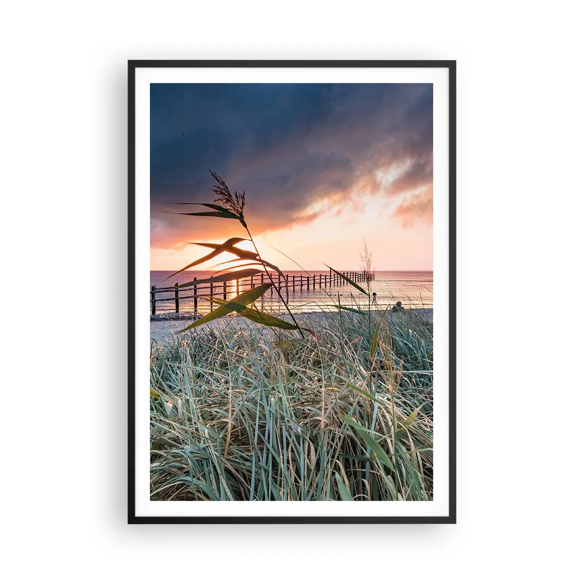 Poster în ramă neagră - Nu trece cu vântul - 70x100 cm