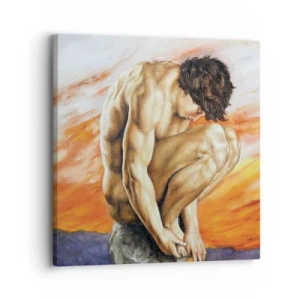 Tablou pe pânză - Ascultându-se pe sine - 30x30 cm