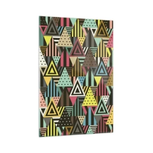 Tablou pe sticlă - În ritm de trei - 80x120 cm