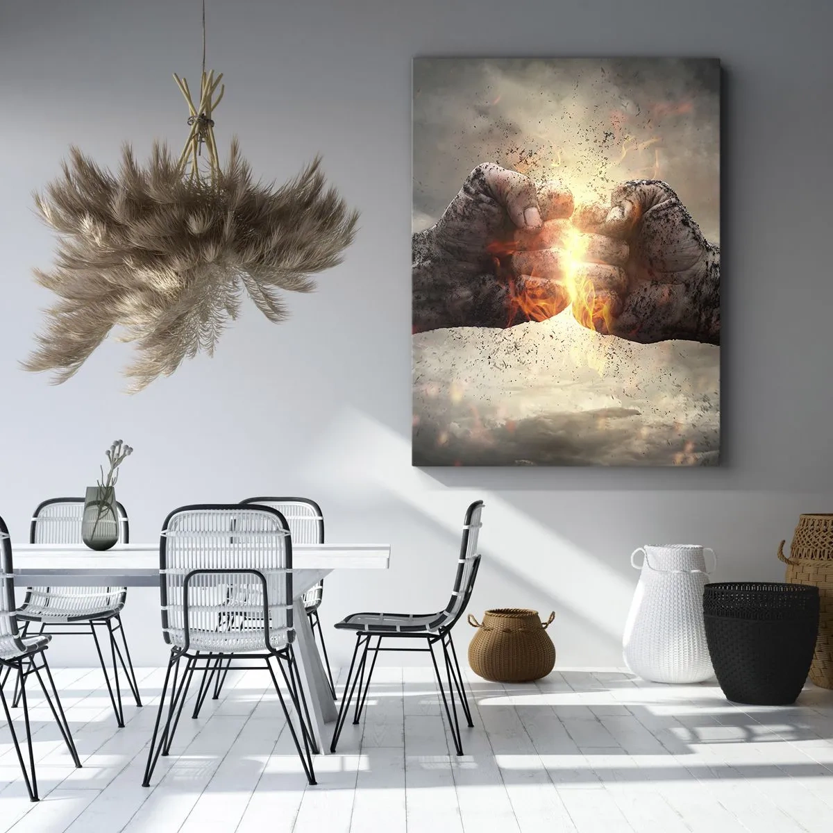 Tablou pe pânză - Ridică-te pentru a lupta - 50x70 cm