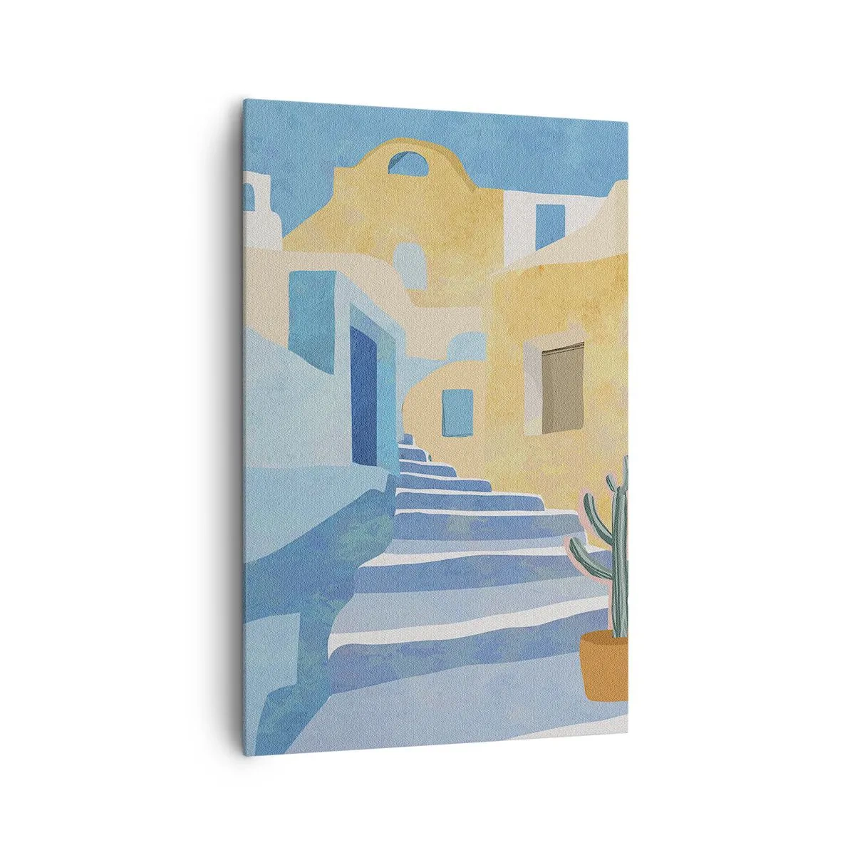 Tablou pe pânză - O zi într-un oraș arab - 80x120 cm