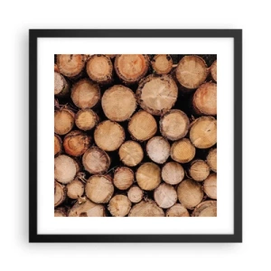 Poster în ramă neagră - Un nou început - 40x40 cm