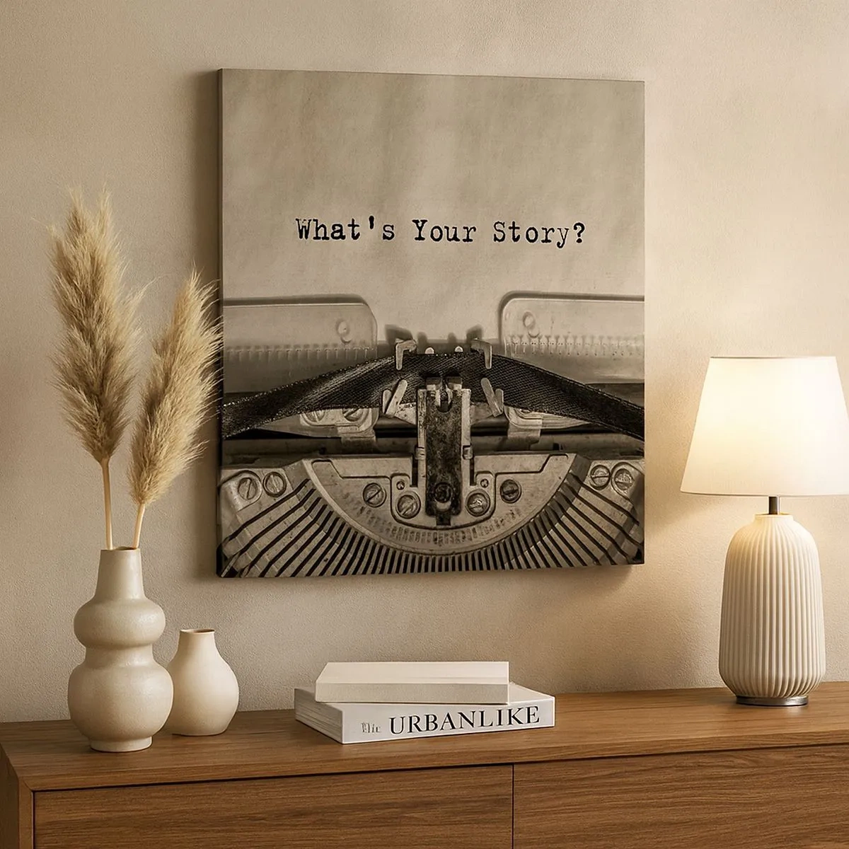 Tablou pe pânză - Spune-mi - 30x30 cm