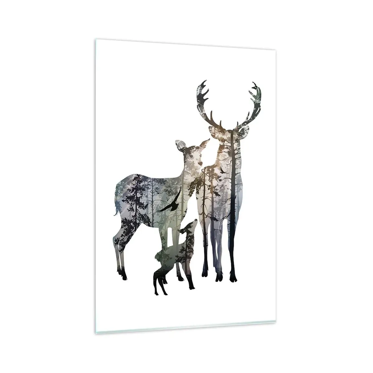 Tablou pe sticlă - Fotografie de familie - 80x120 cm